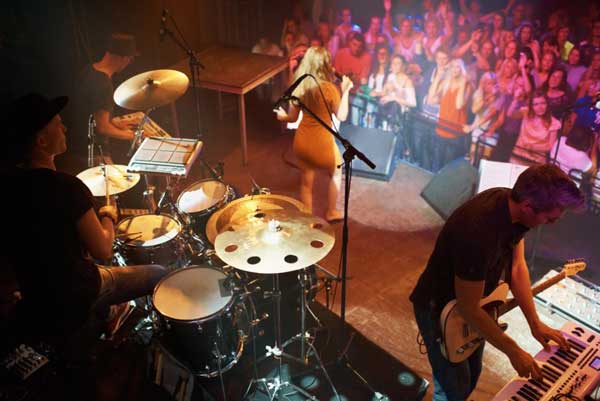 Band Performing On Stage