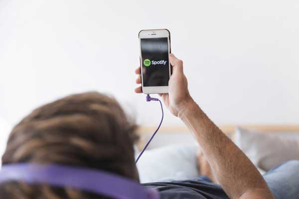 Smartphone With Spotify